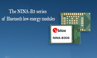 Superior integrated PCB antenna option added to the NINA-B3 series of Bluetooth low energy modules